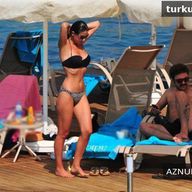 Asena Tugal In A Sexy Black Swimsuit