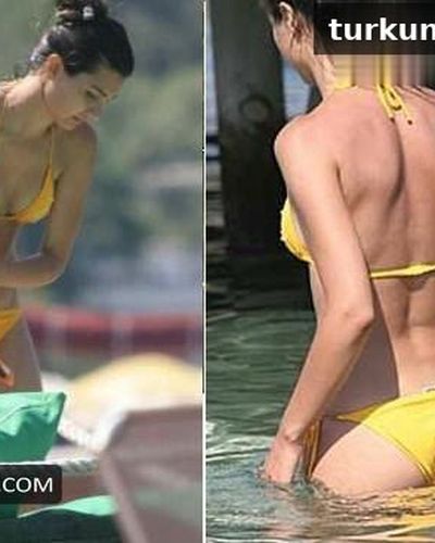 Tuba Büyüküstün seksi ifşa fotoğrafı 8 — Tuba Büyüküstün Sexy Bikini (2022)